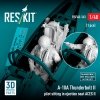 RESKIT RSF48-0163 A-10A Thunderbolt II pilot sitting in ejection seat ACES II (1 pcs) (3D Printed) (1/48)
